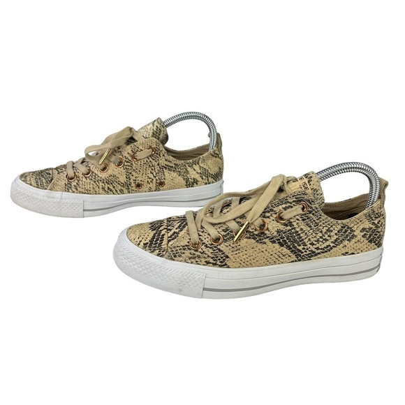 Converse Sneakers Womens Size 7 All Star 70‎ Ox Snake Skin Low Top Shoes - Picture 3 of 12